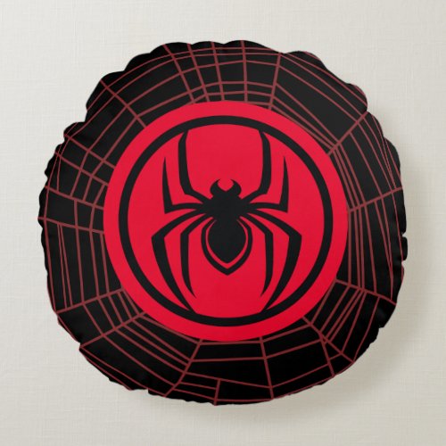 Kid Arachnid Logo Round Pillow