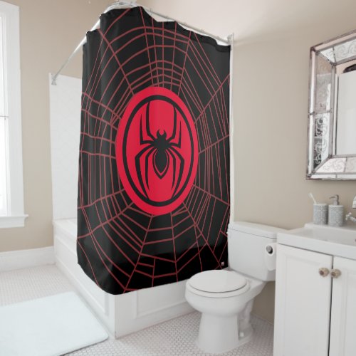 Kid Arachnid Logo Shower Curtain