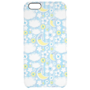 kid background clear iPhone 6 plus case