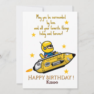Kid Birthday Flat Card