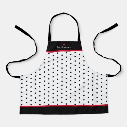 Kid Chef Fun Dot Pattern Apron