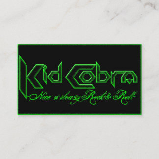 Kid Cobra Business Card