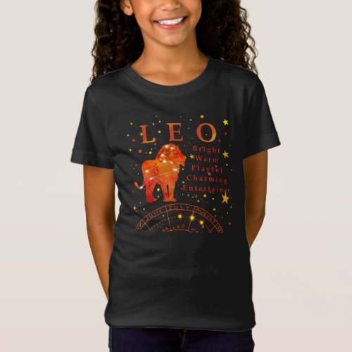 Kid Cute Retro Zodiac Traits  T_Shirt