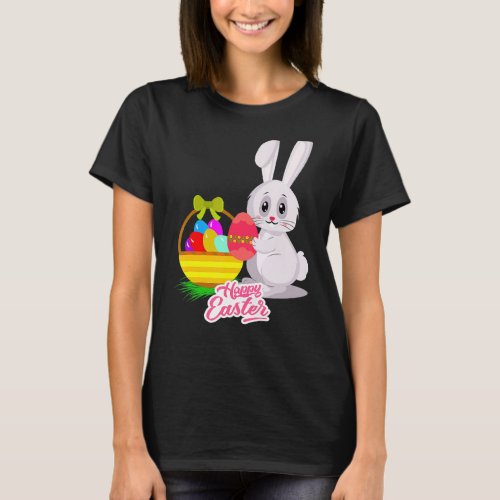 Kid Easter Youth Easter Bunny Happy Easter Day Kid T_Shirt