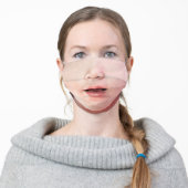 Kid Face Adult Cloth Face Mask (Worn)