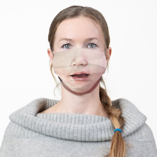 Kid Face Adult Cloth Face Mask (Worn)