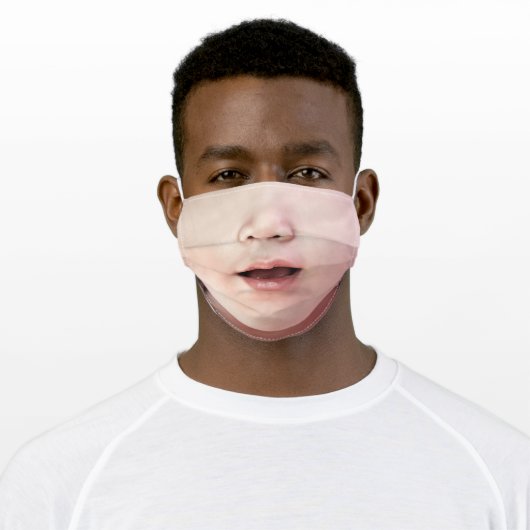 Kid Face Adult Cloth Face Mask (Worn)