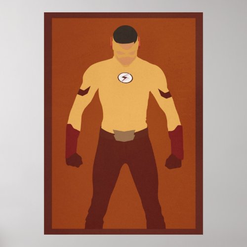Kid Flash Wally West Minimalist Poster