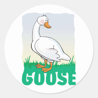 Cartoon Goose Stickers | Zazzle