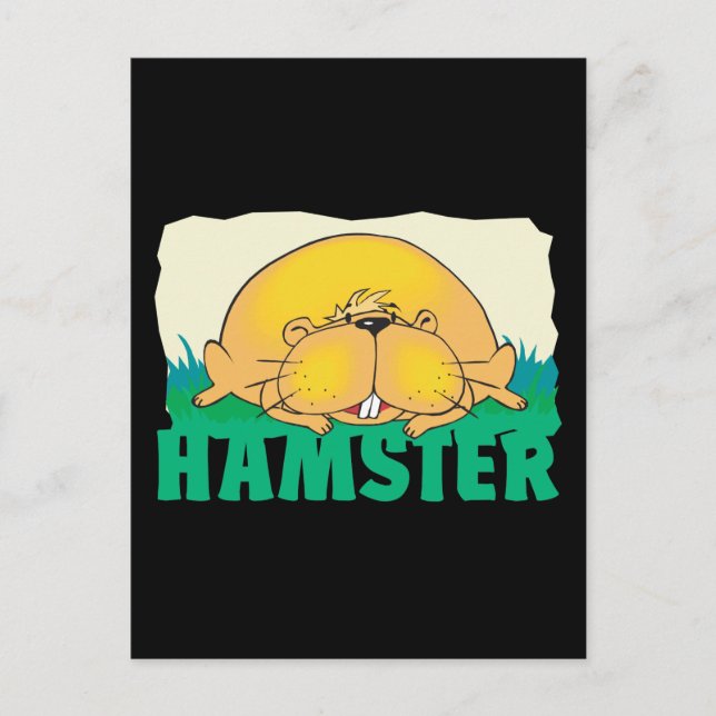 Kid Friendly Hamster Postcard (Front)