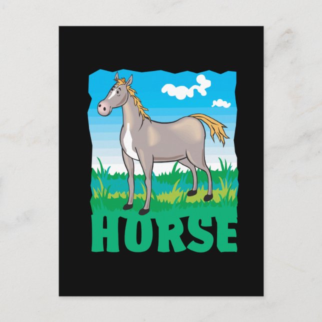 Kid Friendly Horse Postcard (Front)