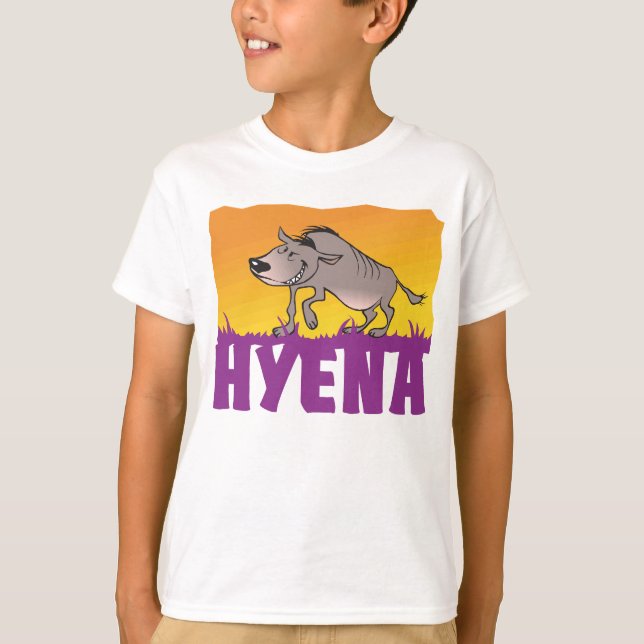 Kid Friendly Hyena T-Shirt (Front)