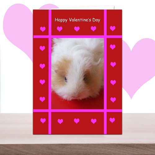 Kid Guinea Pig Valentine Card