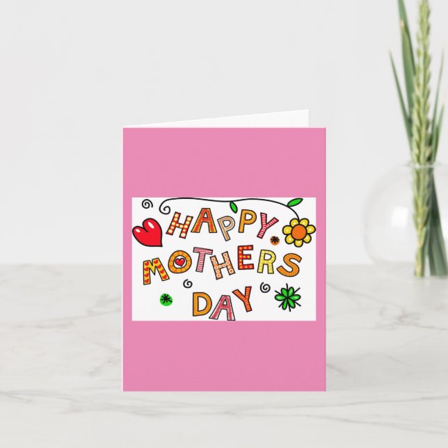 Kid Happy Mother's Day Card (Front)