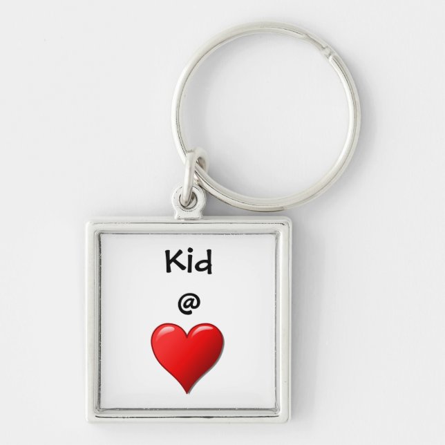 Kid @ Heart Keychain (Front)