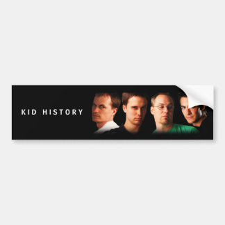 Kid History Cast Bumper Sticker