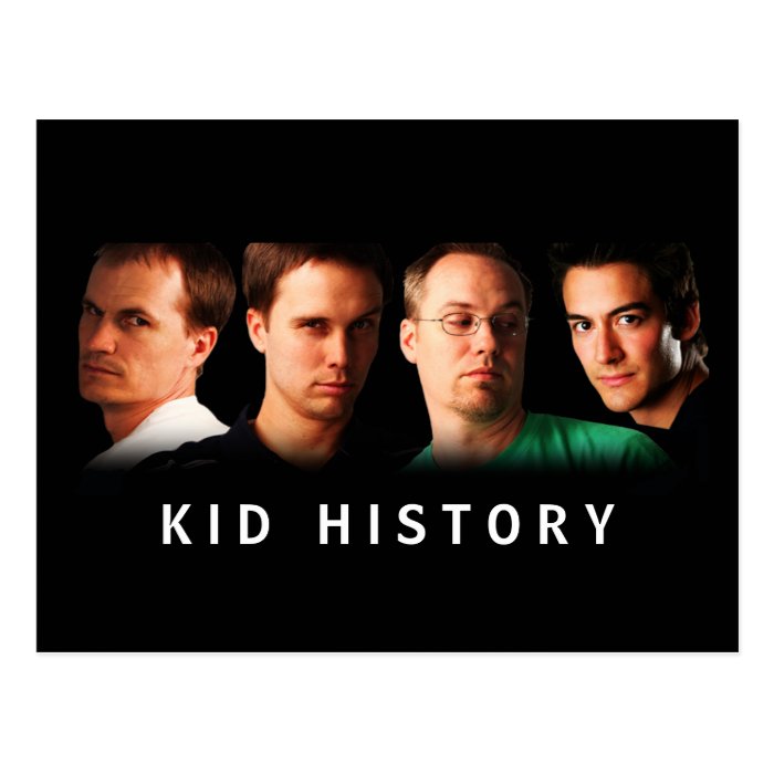 Kid History Cast Postcard