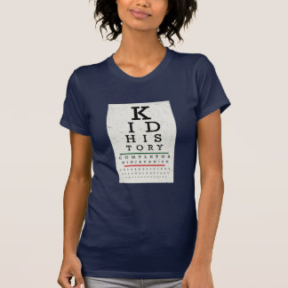 “Kid History” Eye Chart T-Shirt