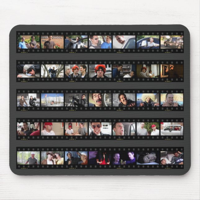 Kid History Filmstrips Mouse Pad (Front)