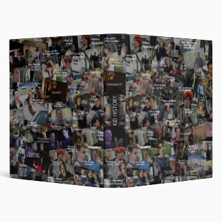 “Kid History” Quote Collage 3 Ring Binder