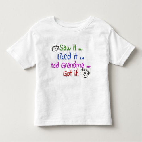 Kid Humor Toddler T_shirt