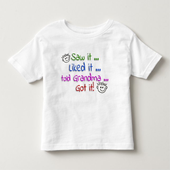 Kid Humor Toddler T-shirt (Front)