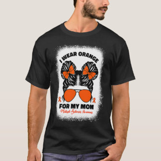 Kid I Wear Orange For My Mom Ms Multiple Sclerosis T-Shirt