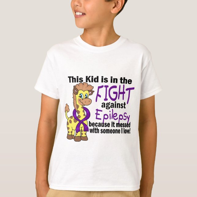 Kid In The Fight Against Epilepsy T-Shirt (Front)