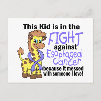 Kid In The Fight Against Esophageal Cancer Postcard