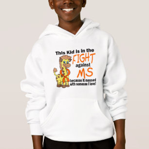 Kid In The Fight Against MS Multiple Sclerosis Hoodie