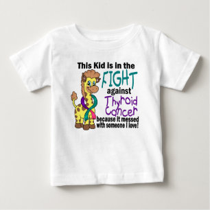 Kid In The Fight Against Thyroid Cancer Baby T-Shirt