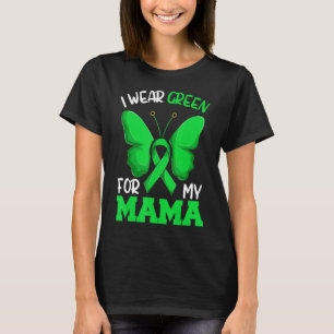 Kid Lymphoma Family Suppor I Wear Green For My Ma T-Shirt