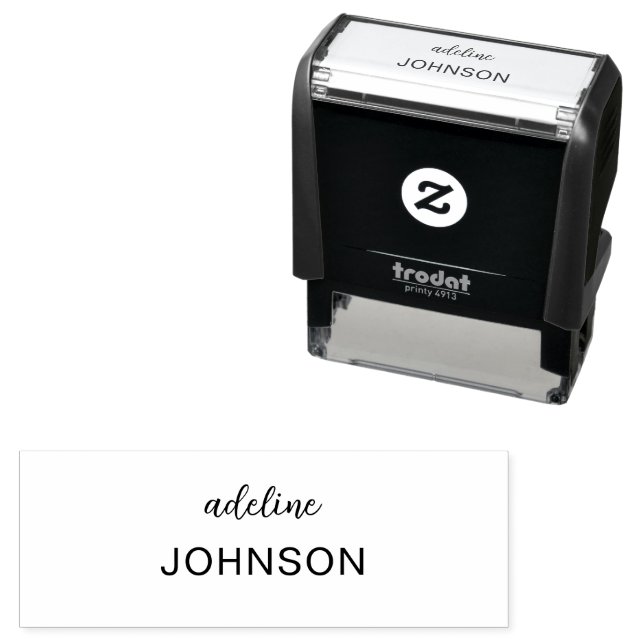 Kid Name Kid Name Self-inking Stamp (In Situ)