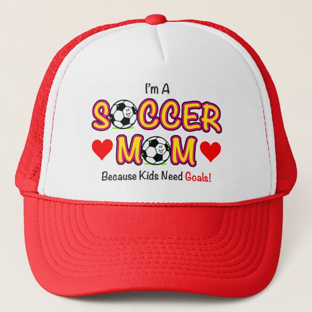 "Kid Need Goals" Soccer Mom Hat (Front)