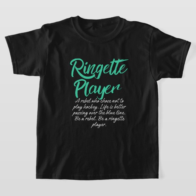 Kid- Ringette Rebel T-Shirt (Laydown)