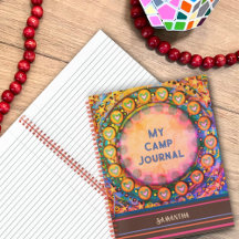 Kid’s Camp Journal Colorful Custom Fun