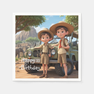 Kid’s Safari Napkins