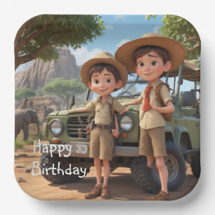 Kid’s Safari Paper Plates