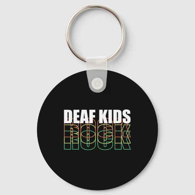 Kid Sign Language  Keychain (Front)