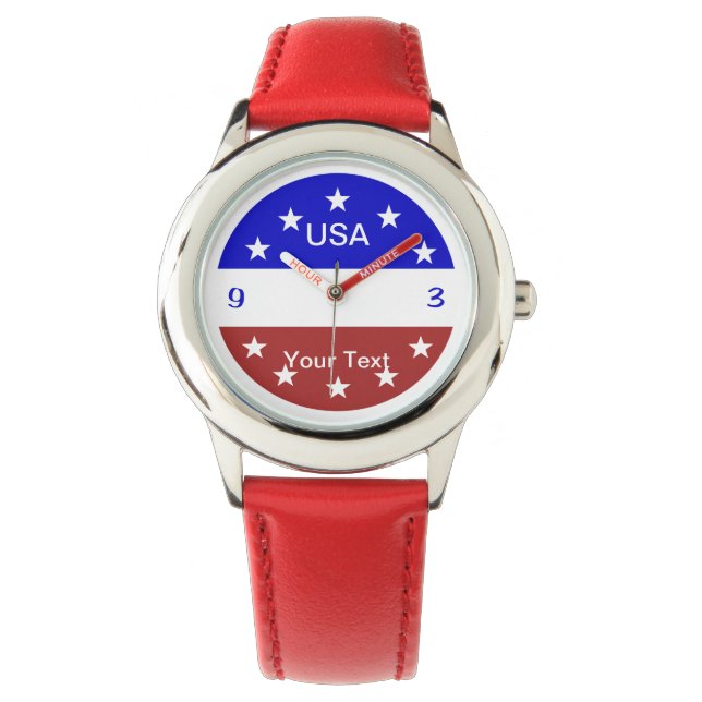 Kid Size Analog Wrist Watch (Front)