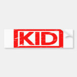 Kid Stamp Bumper Sticker