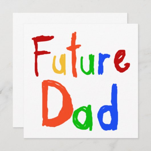 Kid Text Future Dad T-shirts and Gifts (Front/Back)