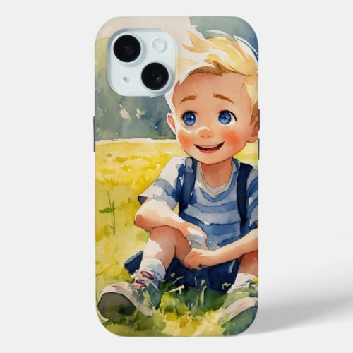 Kid watercolor iPhone Cases for Style and Fun