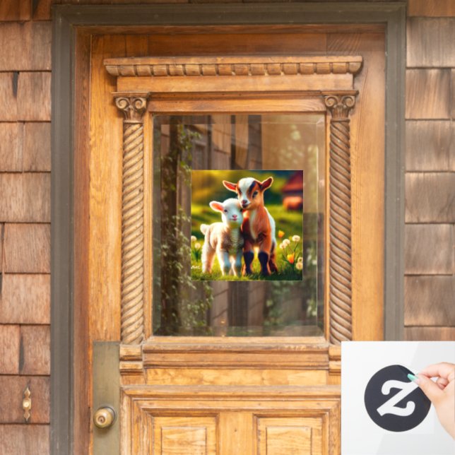 kid window cling (Home Door)