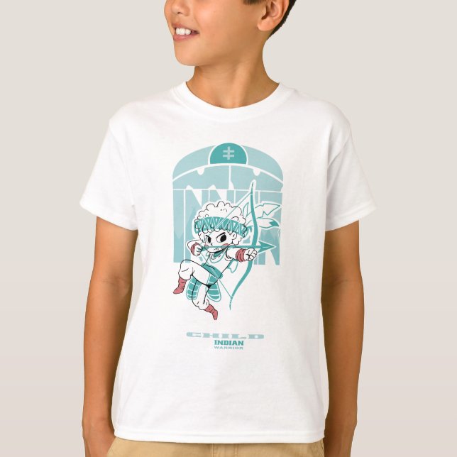 Kid With Bow And Arrow  T-Shirt (Front)