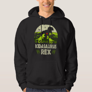 Kida Dinosaur T Rex Kidasaurus 2 Kids Family Match Hoodie