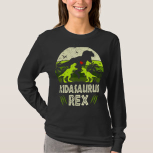 Kida Dinosaur T Rex Kidasaurus 2 Kids Family Match T-Shirt