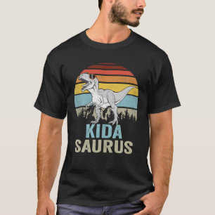 Kidasaurus T Rex Dinosaur Kid Saurus Family Dinosa T-Shirt