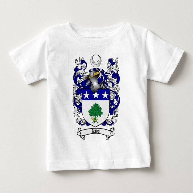 KIDD FAMILY CREST -  KIDD COAT OF ARMS BABY T-Shirt (Front)