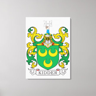 Kidder Family Crest Canvas Print